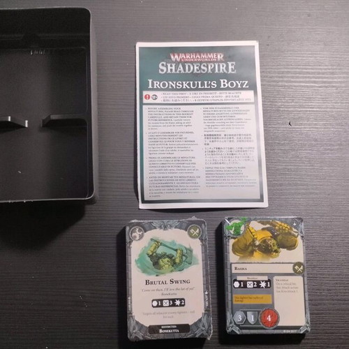 Warhammer Underworlds Shadespire Ironskull's Boyz expansion like new