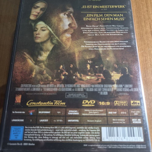 The Passion of the Christ DVD like new, Mel Gibson, biography historical