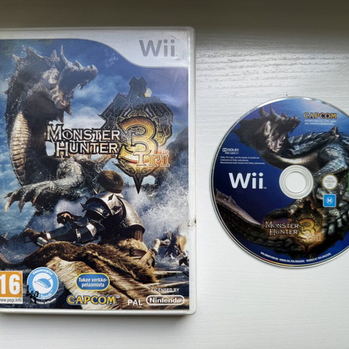 Monster Hunter 3 Tri Wii game used for Nintendo