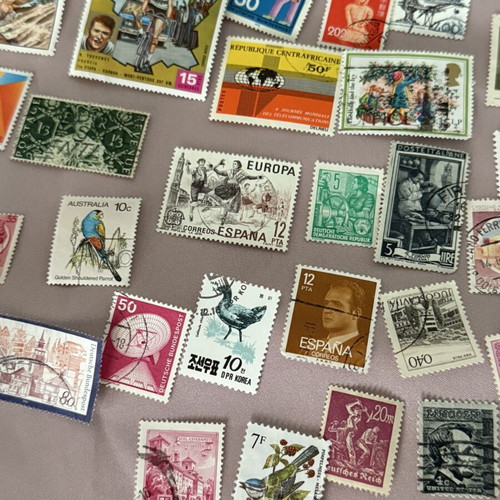 Lot of 5 used stamps