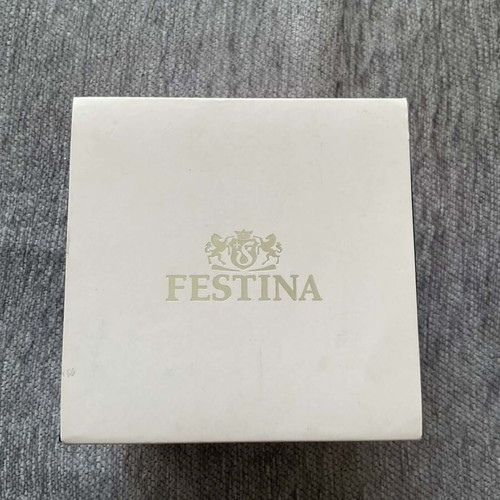Festina watch new, men's, blue and silver