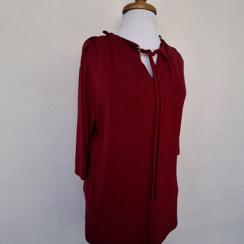 Blouse like new, burgundy, size L