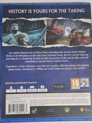 Uncharted 2 PS4 game used