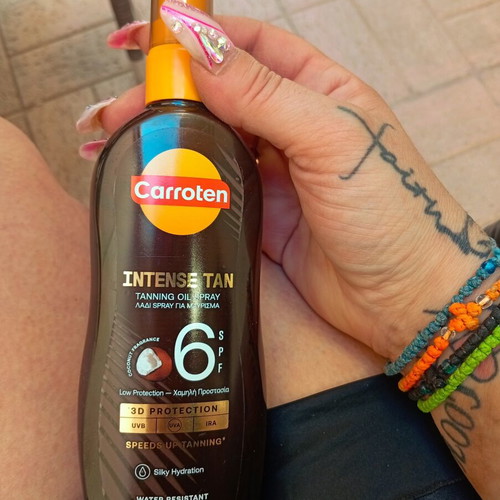 Carroten 6 SPF tanning oil spray 200 ml new