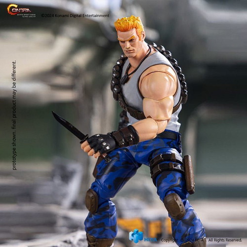 Hiya Toys Konami Contra Operation Galuga Bill Rizer 6" exquisite basic figure new