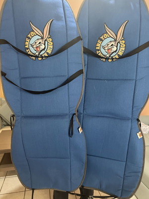 Bugs Bunny Car Seat Covers pair, new, blue