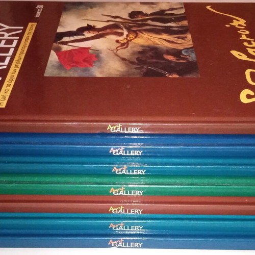 DeAgostini Art Gallery series seven hardcover volumes like new