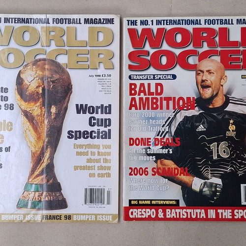 World Soccer pack of 2 issues like new