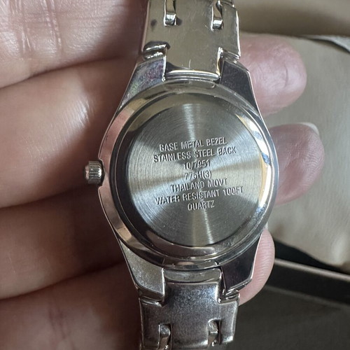 Anne Klein wristwatch new, silver women's