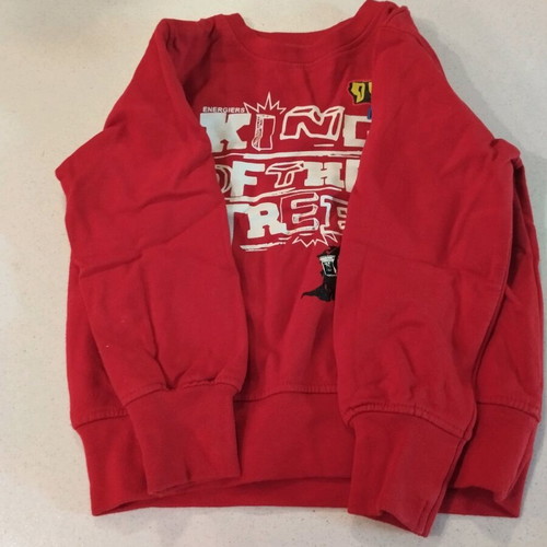 Energiers red sweatshirt for 2-year-old children like new, 92 cm