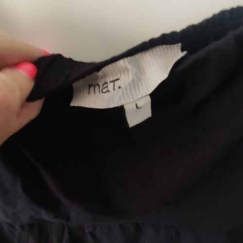 Mat Fashion Asymmetric Dress or Skirt L like new, black and white