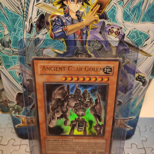Ancient Gear Golem DR3-EN186 used Yu-Gi-Oh! card