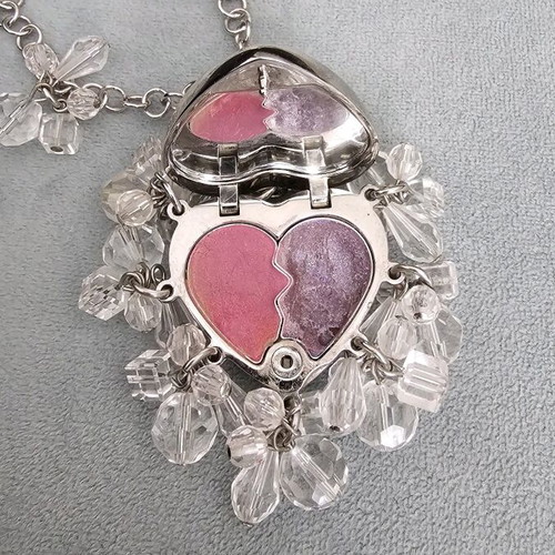 Christian Dior Pretty Charms heart necklace like new