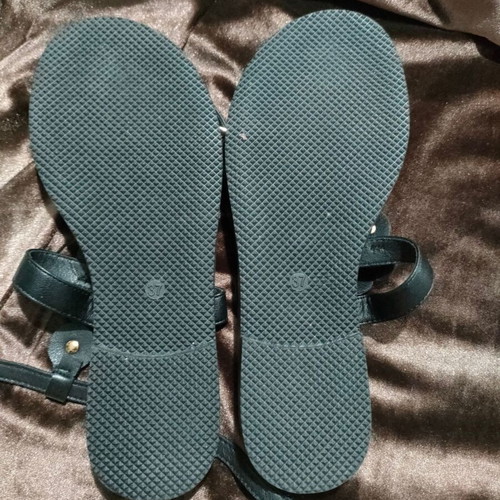 Sandals in Ancient Greek Style new, size 37, black and gold