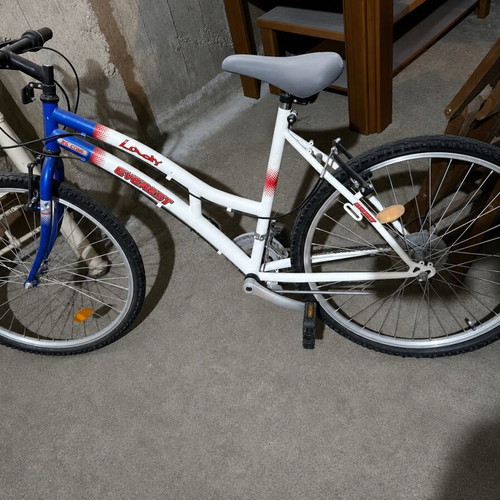 Everest Lady city bike with handlebar gears, white