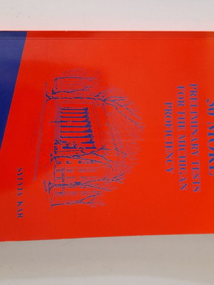 English book Silvia Kar new, 30 tests for proficiency