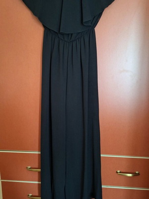 Black dress like new with extra fabric, size L
