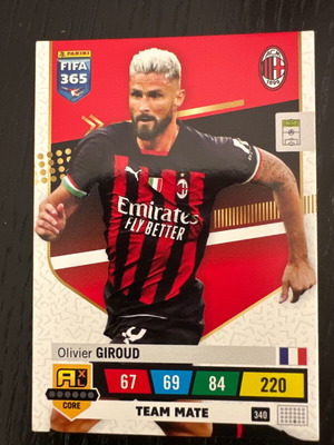 Olivier Giroud FIFA Adrenalyn 365 card used #340