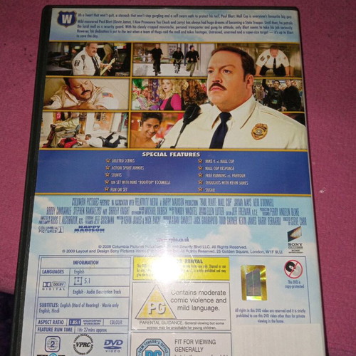 Paul Blart Mall Cop DVD like new with English subtitles