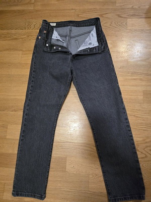 Levi's 501 crop jeans γκρι σαν καινούργιο, μέγεθος 26