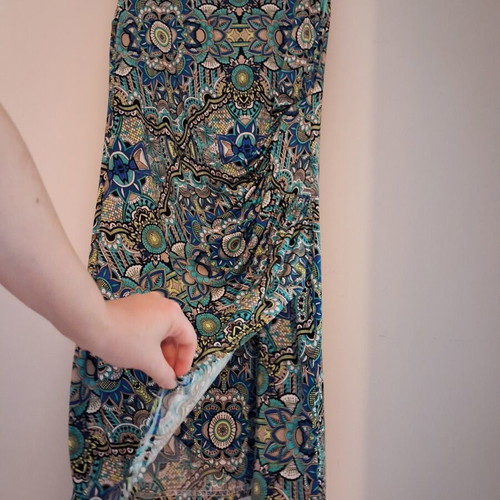 Raxevsky printed dress XS/S like new, turquoise multicolor