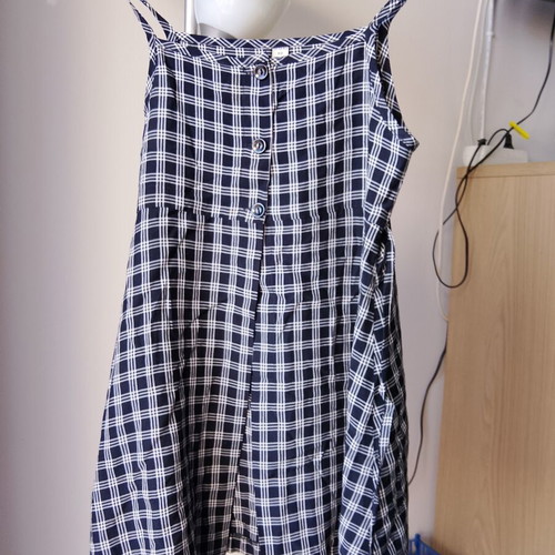 Zara summer tunic vest for girls size 10, like new, checkered