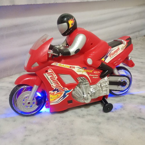 Motorcycle toy with sound and lights used