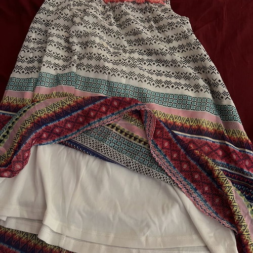 Tribe girls dress size 10 years like new, multicolor