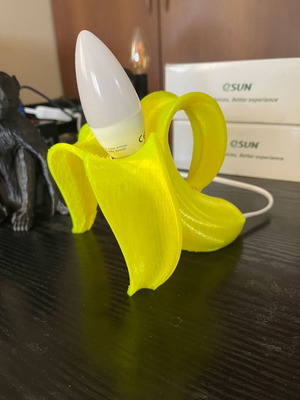 Original banana table lamp 3D printed new