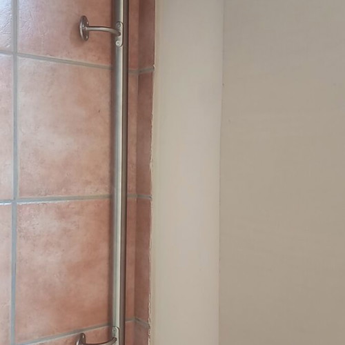 Inox handrail 140cm x 14cm perimeter like new