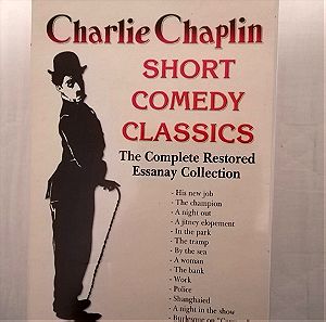 Charlie Chaplin short comedy classics 7 DVD box set καινούριο στις ζελατίνες του!!