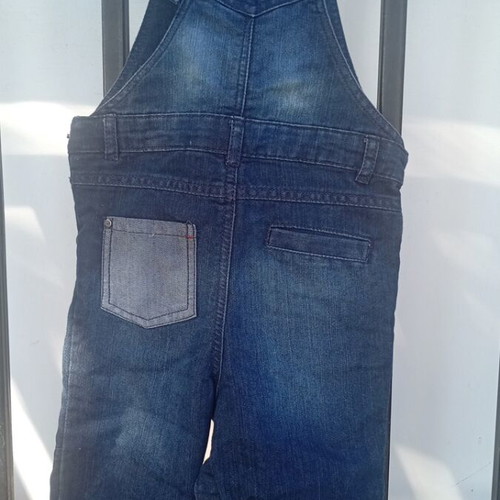 Denim overalls for babies like new, size 23 months, Barman