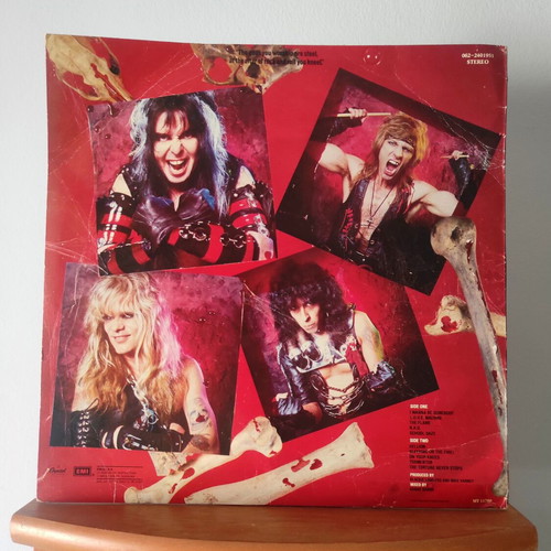 W.A.S.P. album used, Greek edition 1984, metal