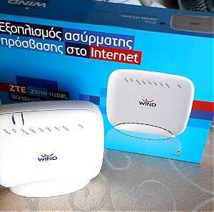 Router ZTE ZXHN H108L - Wireless 150Mbps ADSL2-2+ 4 PortT PSTN Modem-Router Ασύρματος Δρομολογητής