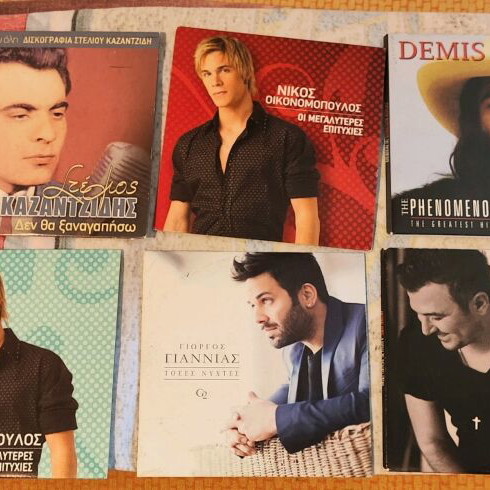 CD collection like new with Greek and international artists