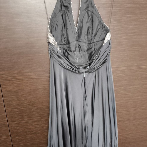 Evening dress anthracite with sequins like new, size M