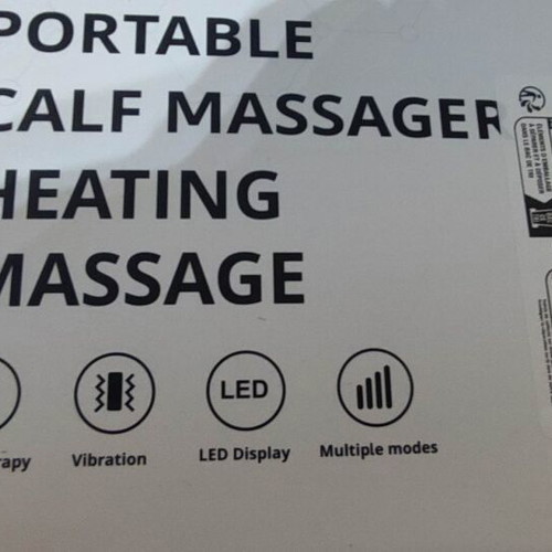 Leg calf massage devices pack of 2 new with heating and USB