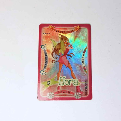 Flora Winx Club card used from 2005 Magical Fairy Game