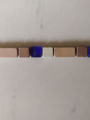 Λιστελλο 1,5x24 εκ καινούργιο από αναπαλαιωμένα μαρμαράκια και γυαλί