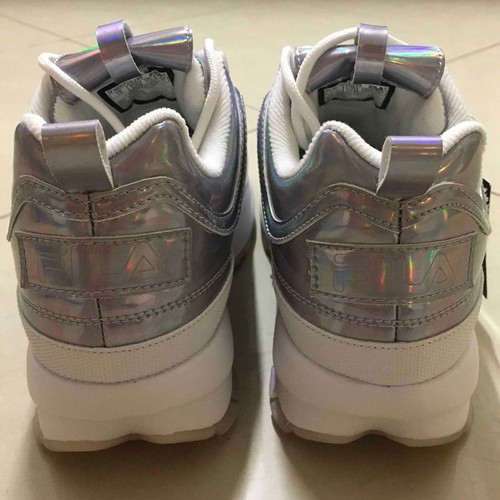 Fila athletic shoes size 41.5 new, silver