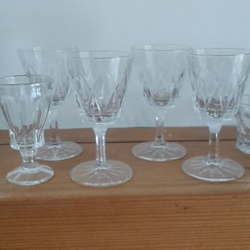 Vintage shot glasses like new, pack of 14