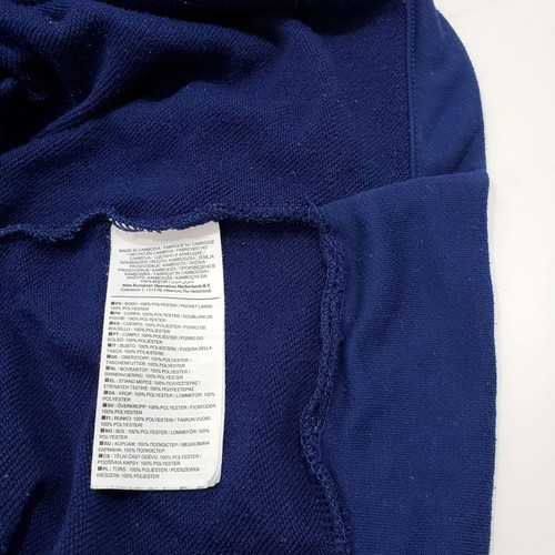 Nike 860465 Dri-Fit Dry Hoodie FZ Fleece men's sweatshirt like new, size L, blue