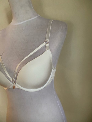 Urban Dusk Intimates strap bra beige new