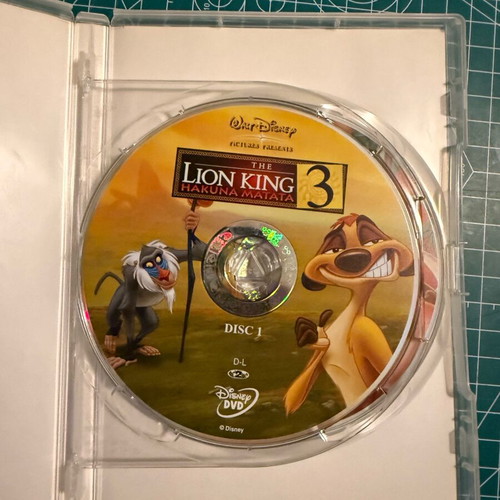 The Lion King DVD collection used, Greek dubbed