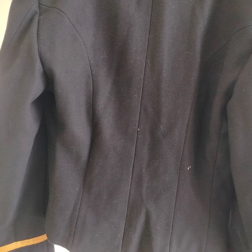 Navy Democracy Jacket used with gold details