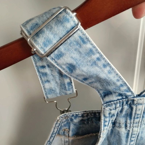 Zara denim playsuit for girls 9 years like new, light blue