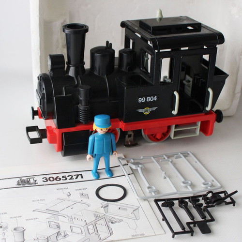 Playmobil System 4051 Vintage 1985 Train Steam Engine LGB new