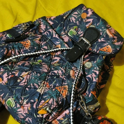 Zara backpack like new, colorful with many pockets