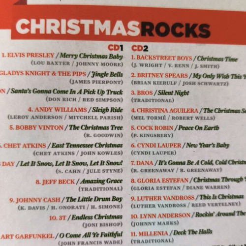 Christmas Rocks 2CD like new, rock genre