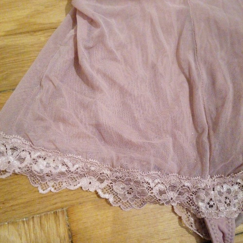 H&M bodysuit pink/champagne like new, size 38
